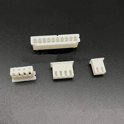 Davitu Terminals - 100PCS Plastic shell XH2.54mm terminal block XH-2P-3P-4P-5P-6P-7P-8P-9P-10P connector - (Color: 9P plastic shell)