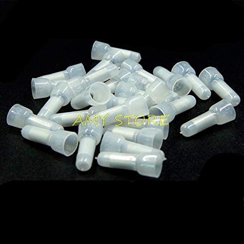 Davitu Terminals - 100Pcs CE-2 CE2 Closed End Crimp Cap 16-14 AWG Gauge Car Audio Wire Connector Terminals