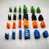 Davitu Terminals - Plug in PCB terminal spacing 5.08mm-2p3p4p5p6p7p8p9p10p12p16p looper socket black blue green orange - (Color: black, Pins: 6P 2sets) view 1