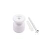 Davitu Terminals - Ceramic Wall Insulator Electric Wire Connector Terminal with Install Screw - (Color: White) view 1