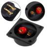 Davitu Terminals - 2pcs 2-Way Speaker Box Terminal Binding Post Square Screw Cup Connector Black Speaker Box Terminal Binding Posts - (Color: Black) view 1