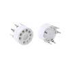 Davitu Terminals - 10pcs 9-pin Outlet Electronic Tube Ceramic Sockets Gold Plated Tube Holder Audio Accessories G8TB view 3