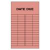 The Library Store Detuning Cards 5 inches x 3 inches Date Due Grid Cards 250 per Package (Salmon) view 1