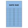 The Library Store Detuning Cards 5 inches x 3 inches Date Due Grid Cards 250 per Package (Blue) view 1