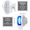 Bed Alarms and Fall Prevention for Elderly Dementia Patients Seniors,Wireless Caregiver Pager Indoor Motion Sensor Alert Elderly Monitoring for Home (2 Receiver+2 Motion Detedtor) view 4