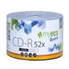 1800 Pack MyEco CD-R CDR 52X 700MB 80Min Economy Branded Logo Top Write Once Blank Media Record Disc view 1