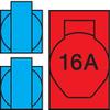 VOTHA WORMS Wall Distributor Wired with FI Switch Socket 230 V~ 2, CEE 16 A, 400 V~ 1, CEE 32 A, 400 V~ without, LS 16 A, 1-pole, C 2, LS 16 A, 3-pin, C 1, LS 32 A, 3-pin, C without view 2