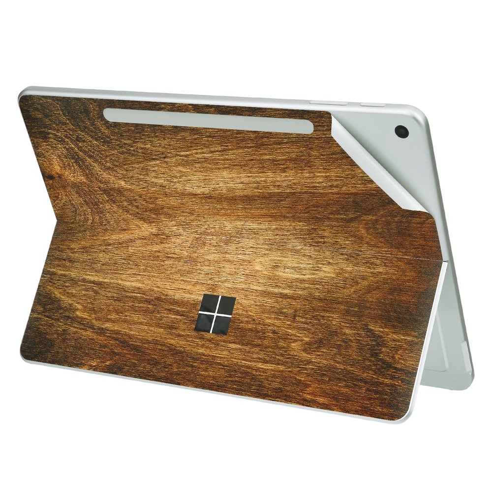 Ultra Thin Protective Tablet Cover Skin Decal Sticker for Microsoft New Surface Pro 12" (2025 Release Copilot PC), Easy Apply, Anti-Scratch, Residue Free Vinyl Skin [Wood Texture 2]