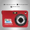 Digital Camera, 18MP Auto Focus 8X Digital Zoom 2.7in LCD Display Photography Cam with Microphone for Children Friends Parents Gifts(Red) view 2