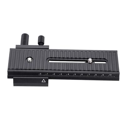 2 Way Macro Focusing Rail Slider with 1/4" Bracket Holder Mounting Screw for Close-up