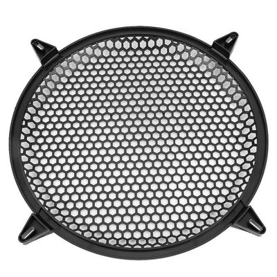 Goregri Speaker Cover, Car Audio Plastic Mesh Cover Woofer Speaker Modification Protect Guard(12inch)