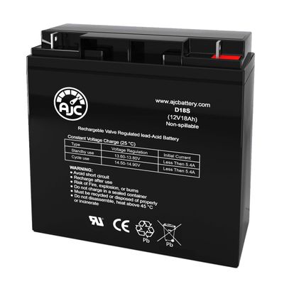 AJC Battery Compatible with APC SmartUPS 1400 AP1400 12V 18Ah UPS Battery