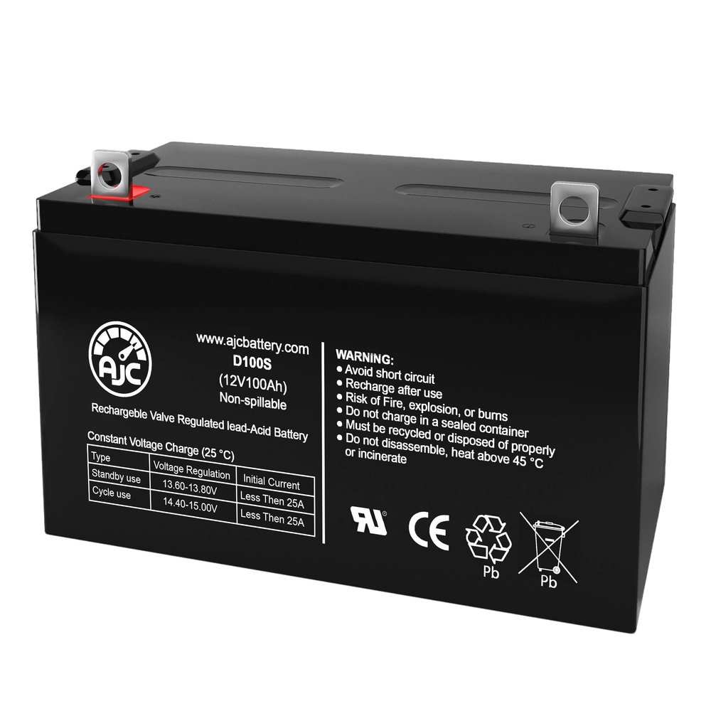 AJC Battery Compatible with Alpha Technologies 1275-48R 031-041-XX 12V 100Ah UPS Battery