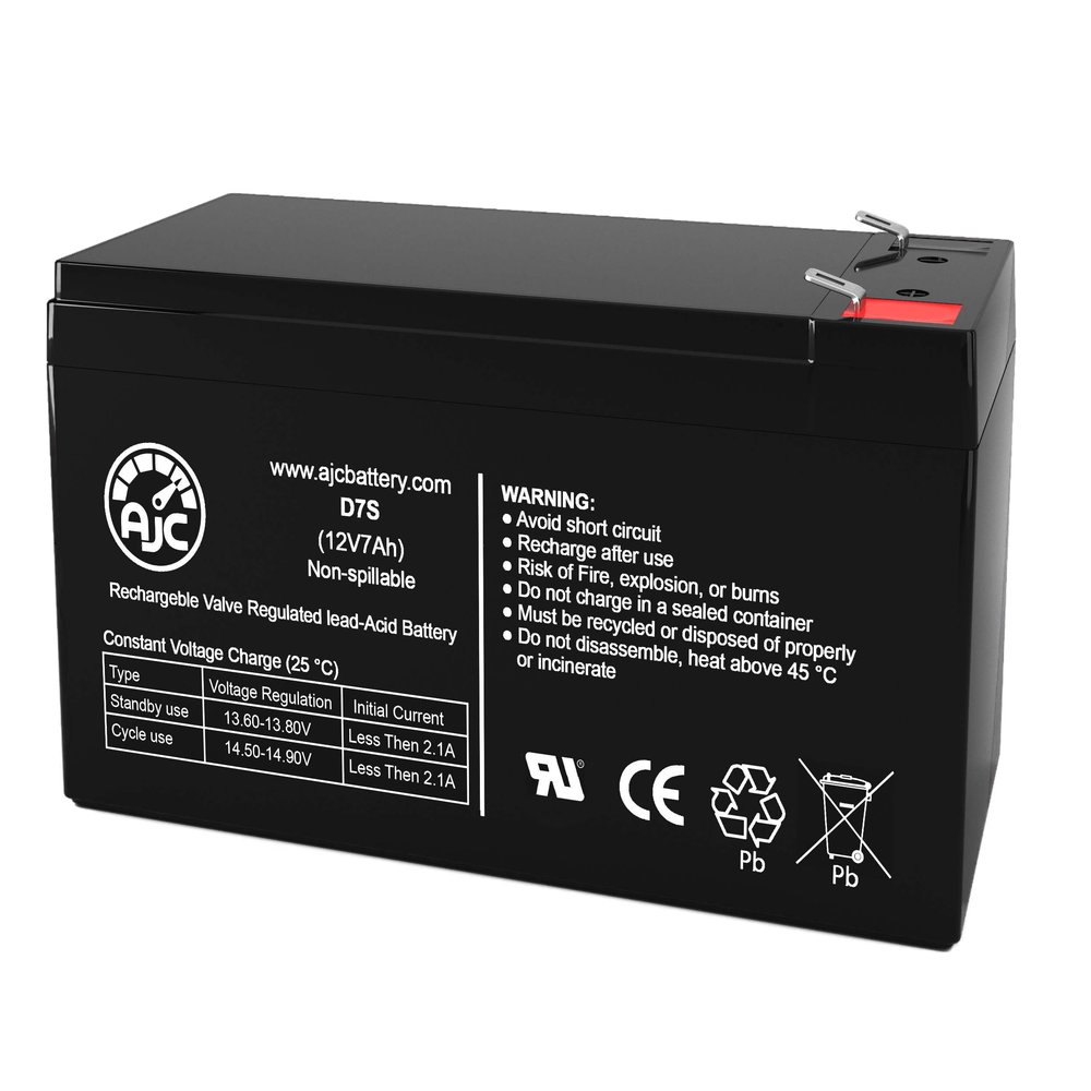 AJC Battery Compatible with APC BK400B 12V 7Ah UPS Battery
