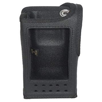 Nylon Carry Case for Motorola PMNN4412 Two Way Radio - with Fixed Belt Loop (Full Display)