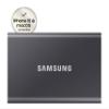 Samsung T7 Portable SSD - 1 TB - USB 3.2 Gen.2 External SSD Titanium Grey (MU-PC1T0T/WW) view 3