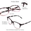 VisionGlobal Blue Light Blocking Glasses for Women/Men, Computer Reading, TV Glasses, Stylish Oval Frame, Anti Glare (Floral, +3.00 Magnification) view 3