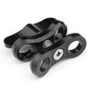 BGNing 1inch Diving Lights Ball Butterfly Clip Underwater Tripod Clamp 2 Mount Hole Clamp Adapter for Underwater Diving Light Arm System (Black) view 1