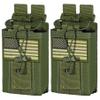 IronSeals 2 Pack Tactical Molle Adjustable Interphone Storage Bag Outdoor Sports Radio Pouch for Two Ways Walkie-Talkie view 1
