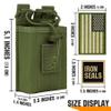 IronSeals 2 Pack Tactical Molle Adjustable Interphone Storage Bag Outdoor Sports Radio Pouch for Two Ways Walkie-Talkie view 2