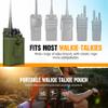 IronSeals 2 Pack Tactical Molle Adjustable Interphone Storage Bag Outdoor Sports Radio Pouch for Two Ways Walkie-Talkie view 3