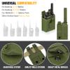 IronSeals 2 Pack Tactical Molle Adjustable Interphone Storage Bag Outdoor Sports Radio Pouch for Two Ways Walkie-Talkie view 4