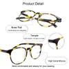 YEIN Blue Light Blocking Glasses, Anti Eyestrain, TV Glasses for Women Men, Anti UV, Anti Glare view 3