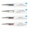 MEINAMI Bullet Shape Custom USB Flash Drive in Silver Logo Printed Metal Thumb Drive Military Personalized Memory Stick 128MB 25 Pack view 2