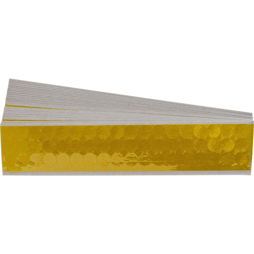 Brady Circuit Board Solder Masks Polyimide 0.500 in Dia Amber 25 Pk