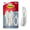 Command Cord Bundler Kit, Holds up to 2 lbs, Damage-Free Cord Management for Home and Office, Includes 2 Bundlers and 3 Adhesive Strips view 1