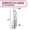 Command Cord Bundler Kit, Holds up to 2 lbs, Damage-Free Cord Management for Home and Office, Includes 2 Bundlers and 3 Adhesive Strips view 2