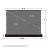 VIVIDSTORM-Long Focus ALR Screen,Sound Transparent Perforated,Black Housing Motorized Floor-Rising Projection Screen,Compatible with Lumen up to 2500ANSI of Ordinary Projector,VSDSTPALR92H view 2