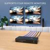HDMI Extender Splitter 1x4 1080P@60Hz Over Cat 5E/6/7 Ethernet Cable 50m (165ft) Support EDID Copy POC Function (1 in 4 Out) view 3