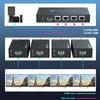 HDMI Extender Splitter 1x4 1080P@60Hz Over Cat 5E/6/7 Ethernet Cable 50m (165ft) Support EDID Copy POC Function (1 in 4 Out) view 4