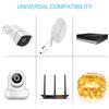 3 Pack 25ft/7.5m DC Power Extension Cable 2.1mm x 5.5mm Compatible with 12V DC Adapter Cord for CCTV IP Camera, LED, Car, White view 2