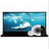 VIVIDSTORM-4K Movie Projector Screen S 100 Inch Sound Transparent Perforated Floor Rising White Fabric 4k HD Ready Home/Movie Theatre Work with Normal Throw Projector, VSDSTPW100H view 1