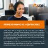 Axtel Bundle Prime HD Mono NC with AXC-01 RJ-9 Cable - Headset with Noise Cancelling Microphone for IP Desk Phones Avaya 2400/4600 Series, Mitel 6800 Series, NEC DTL/ITL, Nortel, Polycom VVX - Black view 3