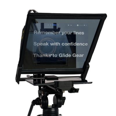 Glide Gear TMP 750 Teleprompter All Camera & Smartphones, Tablets 17" Glass, Hard Case, No Assembly