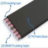 ADT-LINK FPV Cable for HDMI Micro Mini Flat Camera Connector 5cm-50cm Flexible Wire Line 18Gbps 4K@50/60 2160p for HDMI2.0 for FPV Camera (40cm,A1-D2) view 4