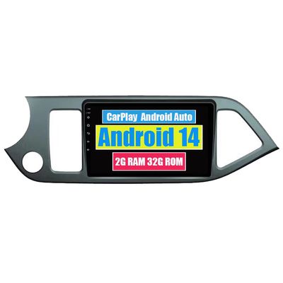 RoverOne Car Stereo Radio for Kia Picanto Morning 2011 2012 2013 2014 2015 Android Multimedia Player GPS Navigation Touch Screen Bluetooth WiFi DSP CarPlay Android Auto
