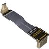 ADT-LINK FPV Cable for HDMI Micro Mini Flat Camera Connector 5cm-50cm Flexible Wire Line 18Gbps 4K@50/60 2160p for HDMI2.0 for FPV Camera (10cm,A3-D3) view 1