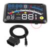 5.5" HD OBD2 Car HUD Head Up Speed Display Over Speed Warning Plug & Play HUD Short for view 4