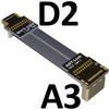 ADT-LINK FPV Cable for HDMI Micro Mini Flat Camera Connector 5cm-50cm Flexible Wire Line 18Gbps 4K@50/60 2160p for HDMI2.0 for FPV Camera (30cm,A3-D2) view 2
