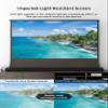VIVIDSTORM-Projector Screen,Long Focus Ambient Light Rejecting Screen,Black Housing Motorized Floor-Rising Projection Screen,Suitable for Lumen up to 2500ANSI of Normally Projector, VSDSTALR72H view 4