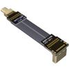 ADT-LINK FPV Cable for HDMI Micro Mini Flat Camera Connector 5cm-50cm Flexible Wire Line 18Gbps 4K@50/60 2160p for HDMI2.0 for FPV Camera (45cm,A3-D1) view 1