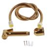Bidet Sprayer, Solid Brass Wall Mount Shower Toilet Bathroom Handheld Diaper Spray Shattaf Kit Bathroom Diaper Sprayer Toilet, Gold view 1
