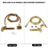 Bidet Sprayer, Solid Brass Wall Mount Shower Toilet Bathroom Handheld Diaper Spray Shattaf Kit Bathroom Diaper Sprayer Toilet, Gold view 2