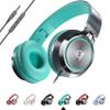 ARTIX CL750 Wired Headphones with Mic Noise Isolating On-Ear Headphones for Computer and Laptop Wired, Plug in Corded Headphone with Wire (Foldable, Aux Jack 3.5mm) view 1