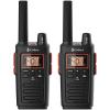 Cobra RX380 Walkie Talkies (2-Pack) Weather Resistant Two Way Radios Long Range, 40 Pre-Programmed Channels, Weather Alerts, LED Flashlight, Long-Life NiMH Batteries (Black) view 1