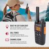 Cobra RX380 Walkie Talkies (2-Pack) Weather Resistant Two Way Radios Long Range, 40 Pre-Programmed Channels, Weather Alerts, LED Flashlight, Long-Life NiMH Batteries (Black) view 4